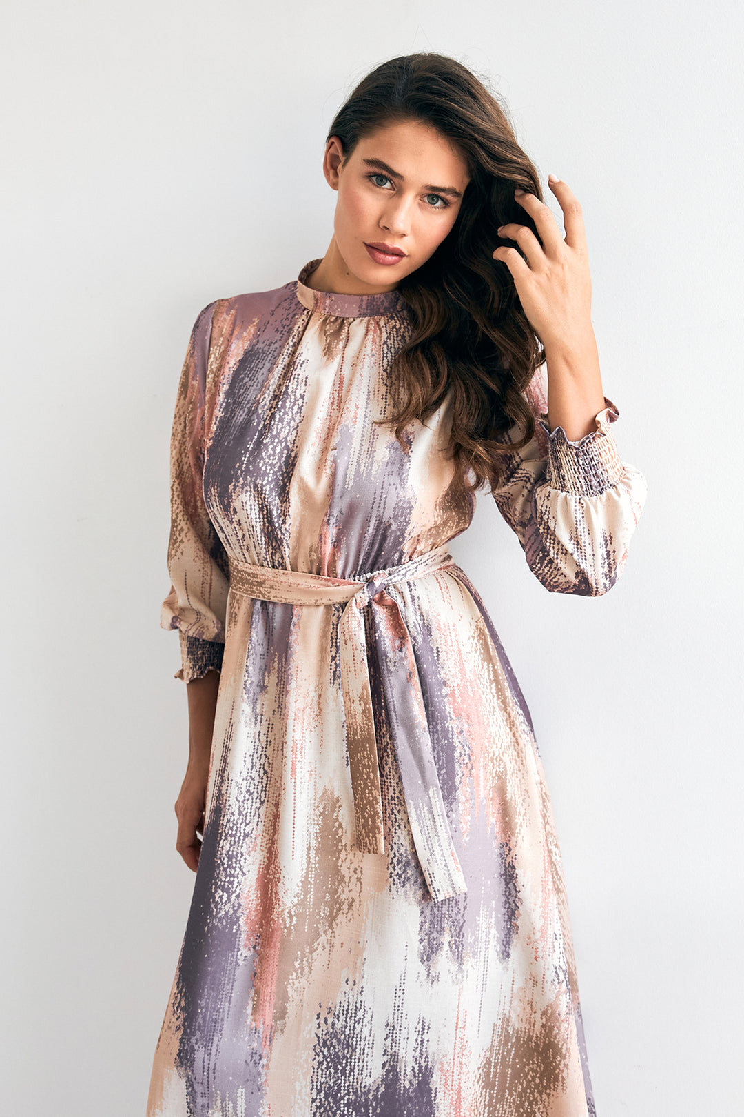 ZRF Women Olivia Patterned Dress - Lilac - Badajoz