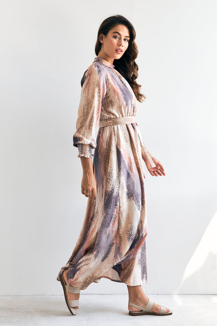ZRF Women Olivia Patterned Dress - Lilac - Badajoz