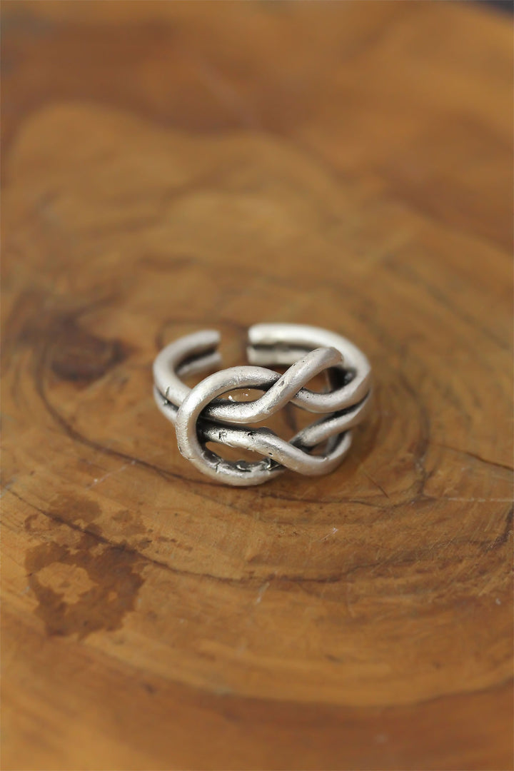 EBJ Knot Design Metal Adjustable Men's Ring - San Luis Río Colorado