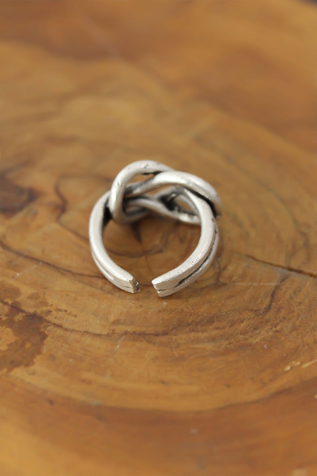 EBJ Knot Design Metal Adjustable Men's Ring - San Luis Río Colorado