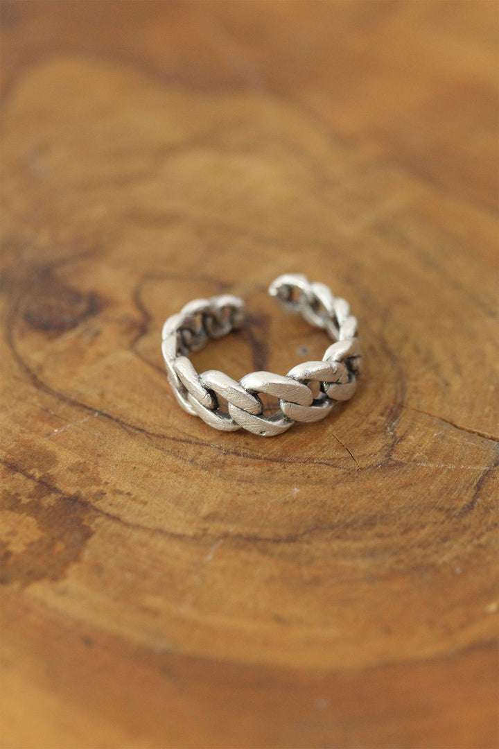 EBJ Chain Model Metal Adjustable Men's Ring - Lake Stevens