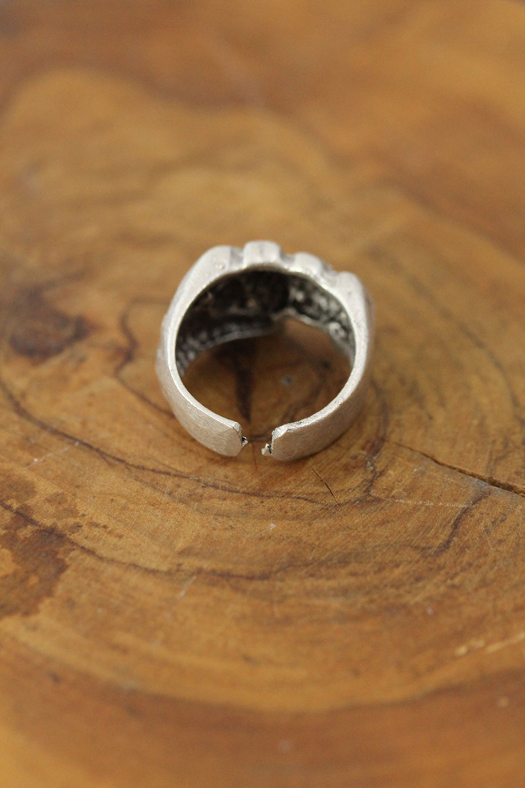 EBJ Figured Fist Model Metal Adjustable Men's Ring - Amarillo