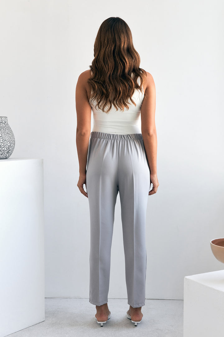 ZRF Women Elasticated Waist Pants - Gray - Viana do Castelo