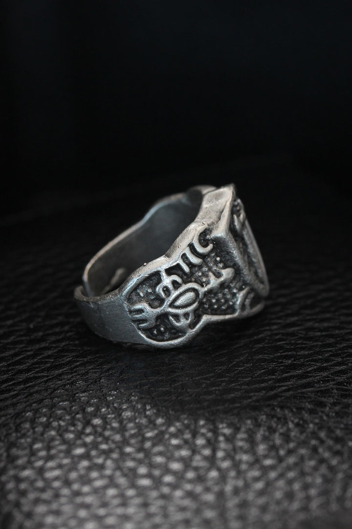 EBJ Adjustable Knight Sword Model Men's Ring - Fairfield