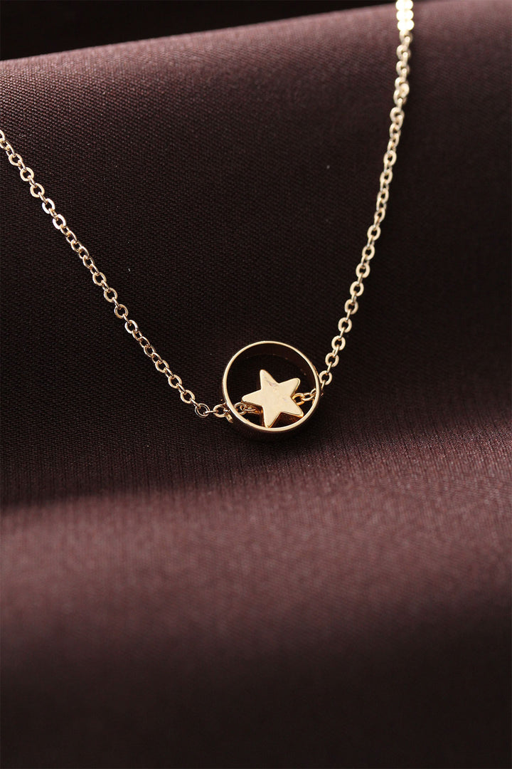 EBJ Star-Shaped Woman Necklace in Plate Ring - Brăila