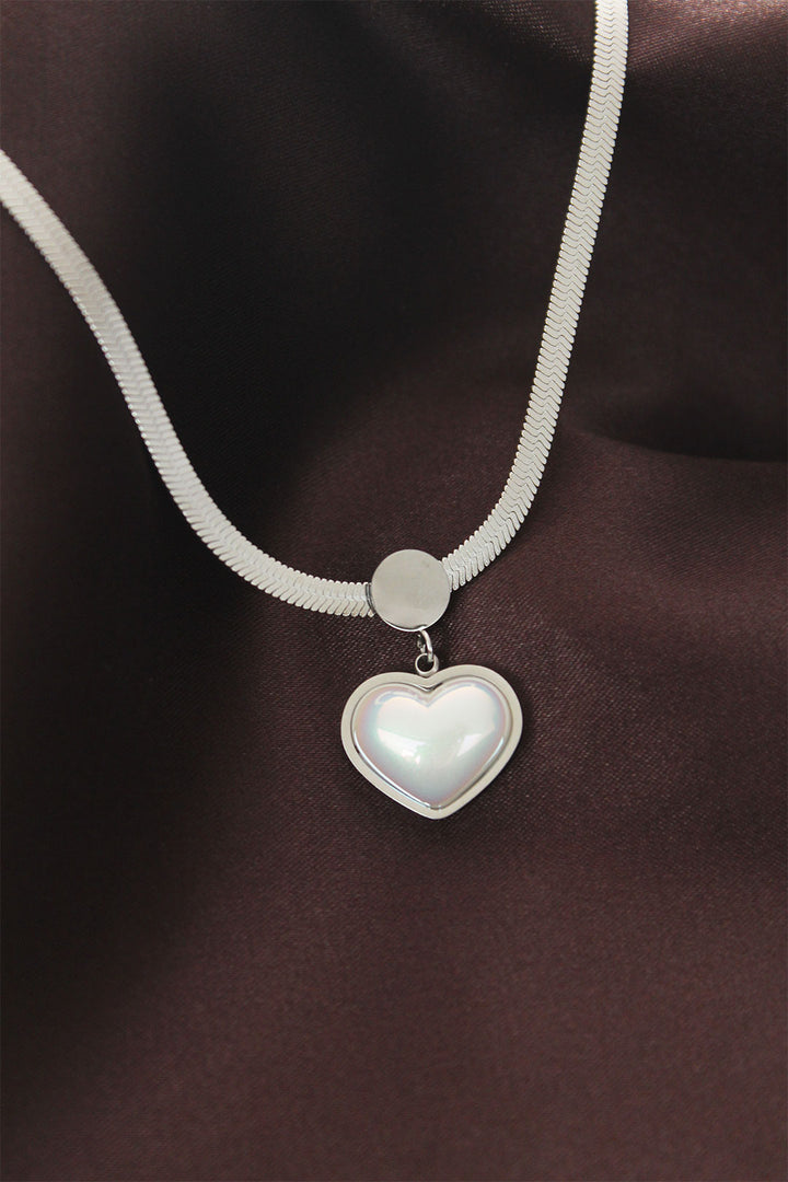 EBJ 316L Steel Italian Chain Heart Necklace - Foothill Farms