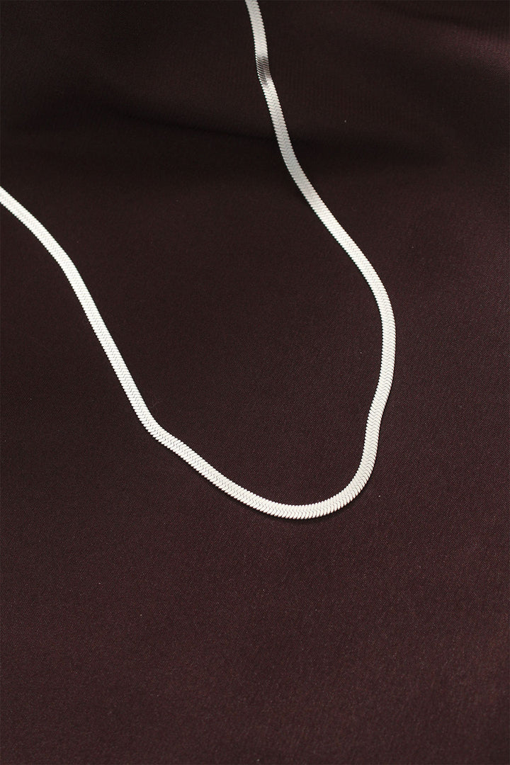EBJ 316L Stainless Steel Silver Color 60 cm Italian Chain Necklace - Bristol