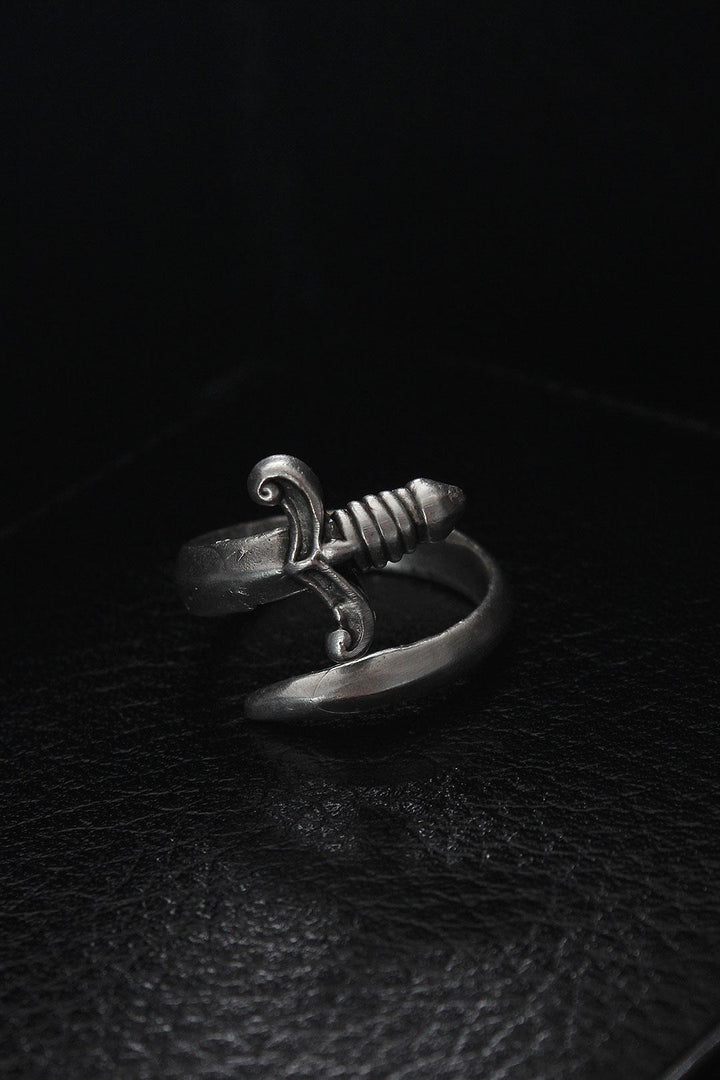 EBJ Adjustable Sword Model Men's Ring - Peine