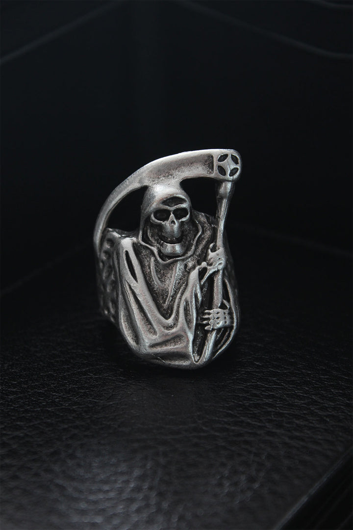 EBJ Adjustable Men's Ring with Azrael Figure - Channelview