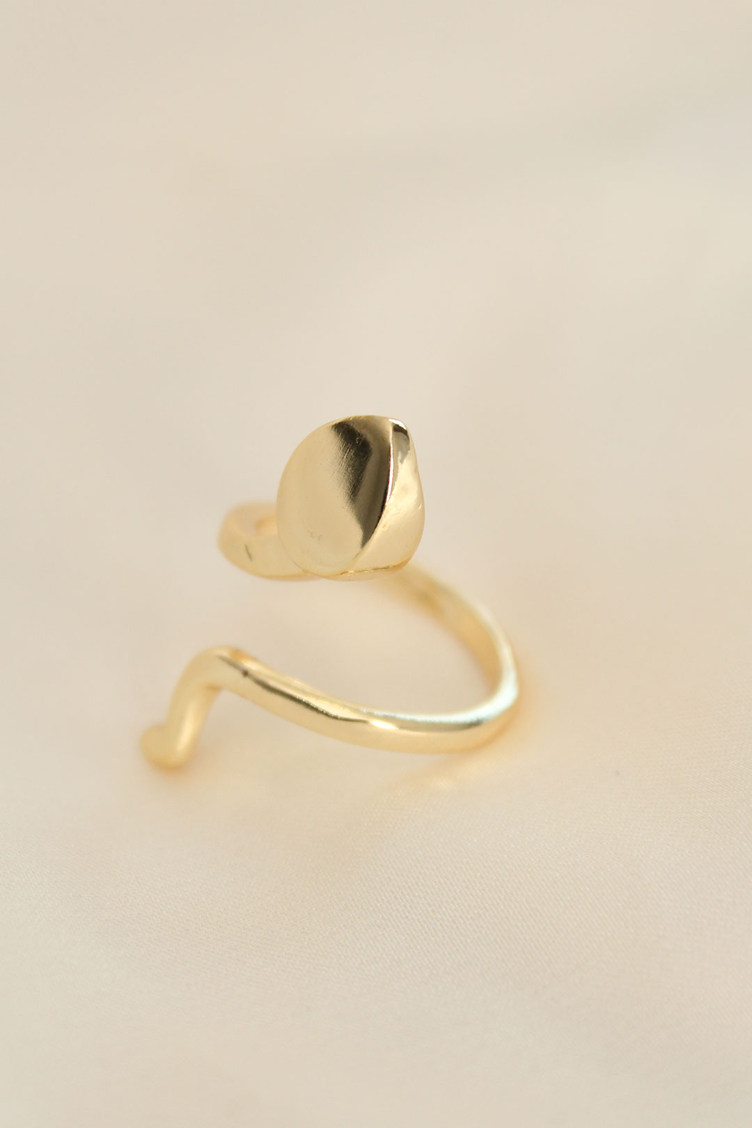 EBJ Adjustable Gold Color Snake Ring - Gori