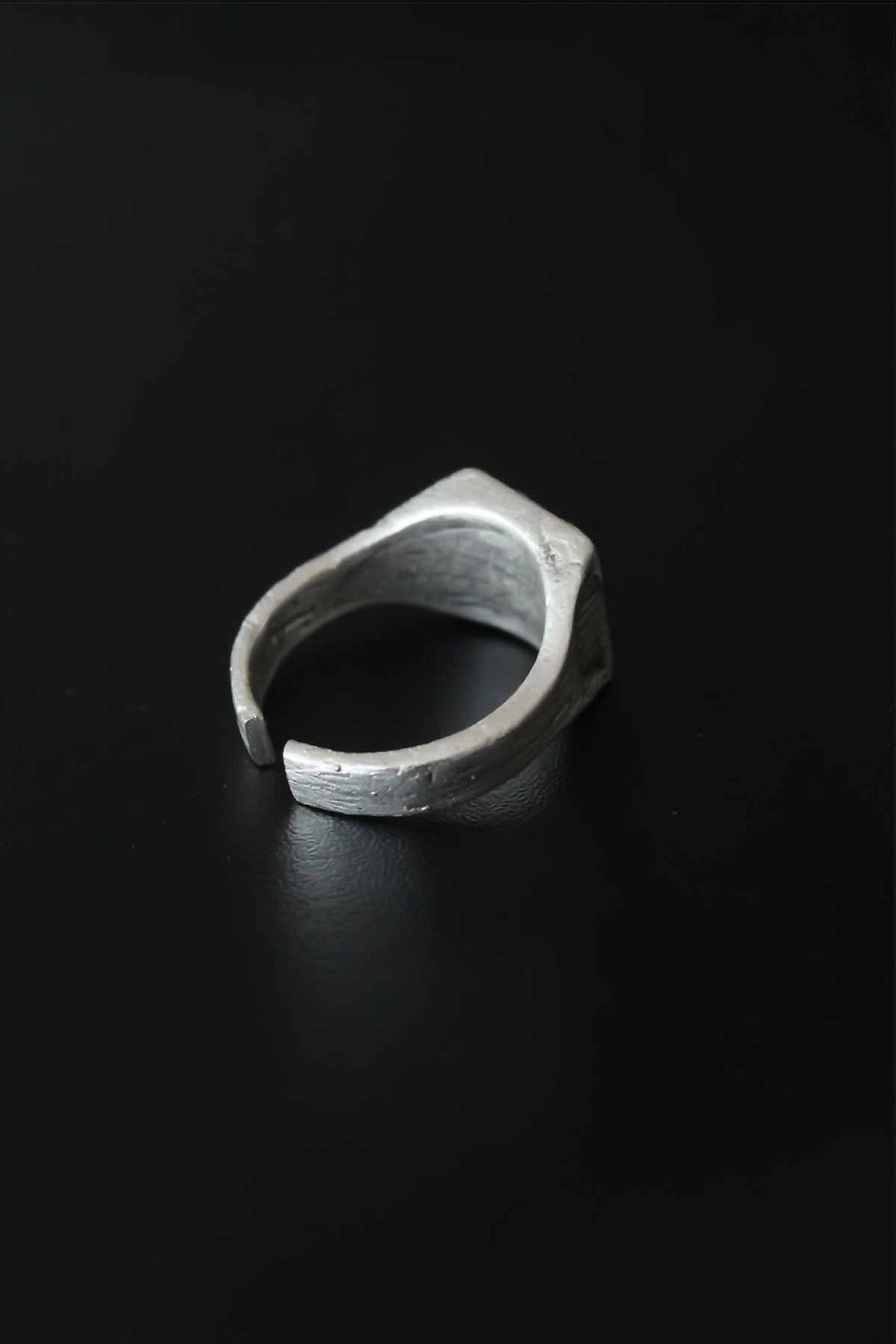 EBJ Antique Silver Color Adjustable Men's Ring - Beaumont