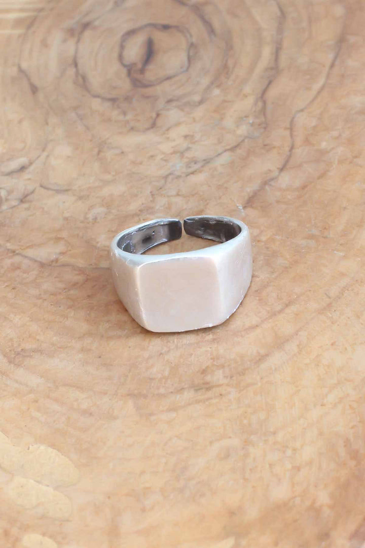 EBJ Silver Color Men's Ring - Berkeley