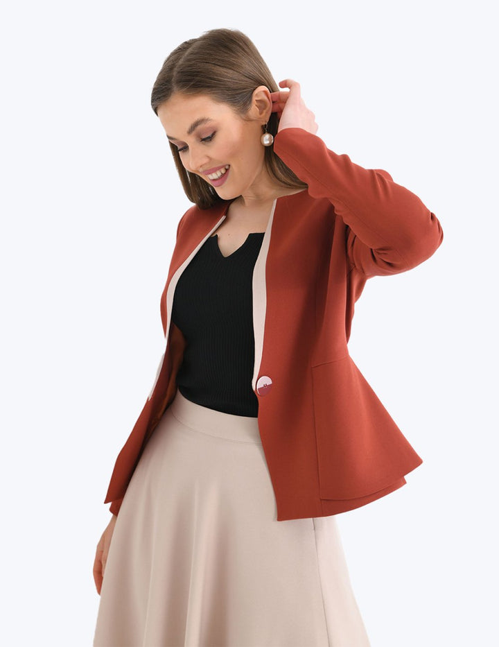 NDL Women Flared Skirt Women's Suit Cinnamon - Merced