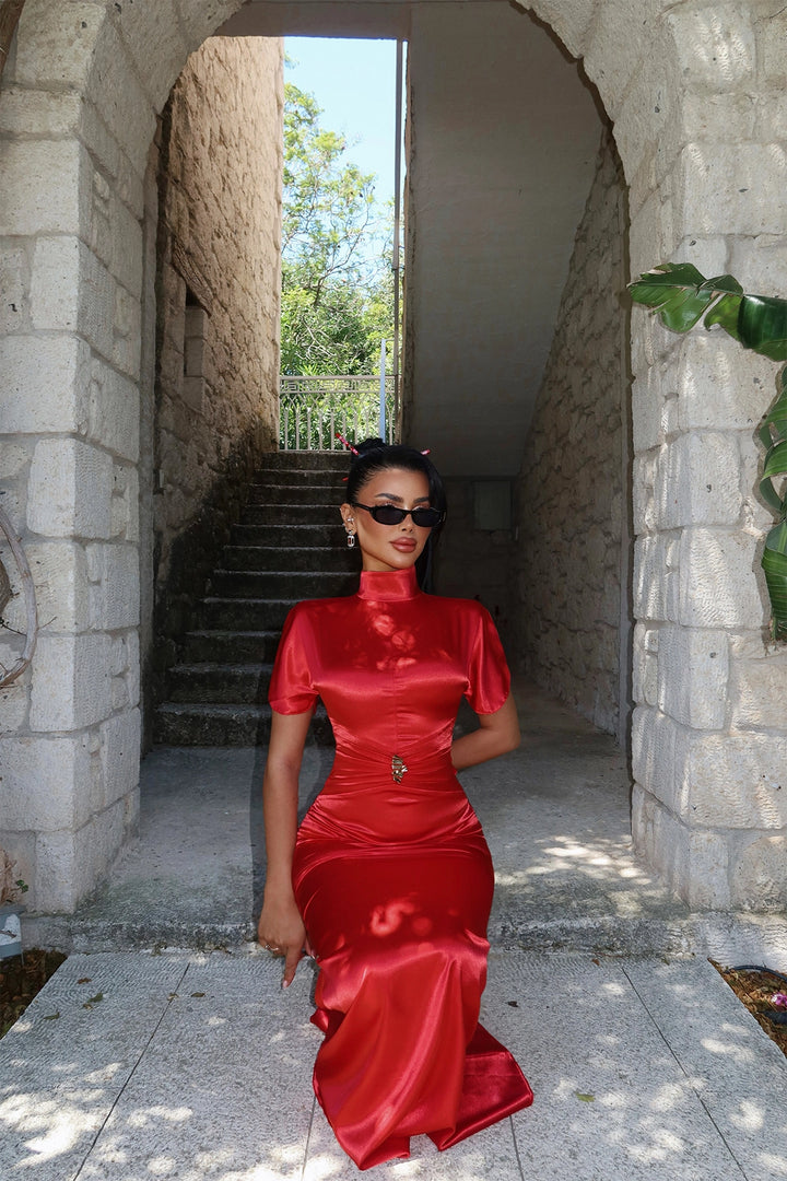 EYY Women Red Chyna Dress - Kaarst