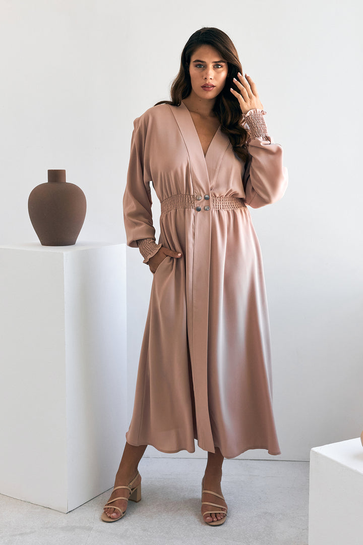 ZRF Women Laura Buy Pleated Curtain - Beige - Faenza