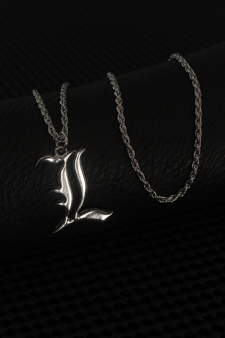 EBJ Silver Color Letter L Men's Necklace - Tulcea