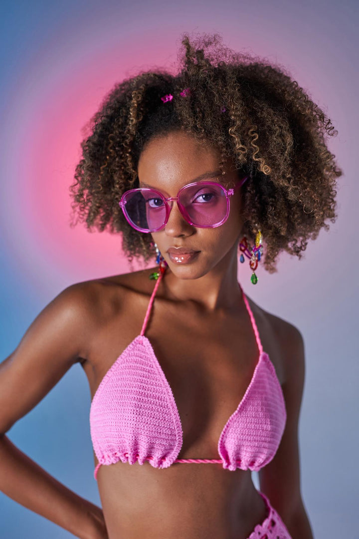 HLLY Women Chacha Knitwear Set Pink - Bad Vilbel