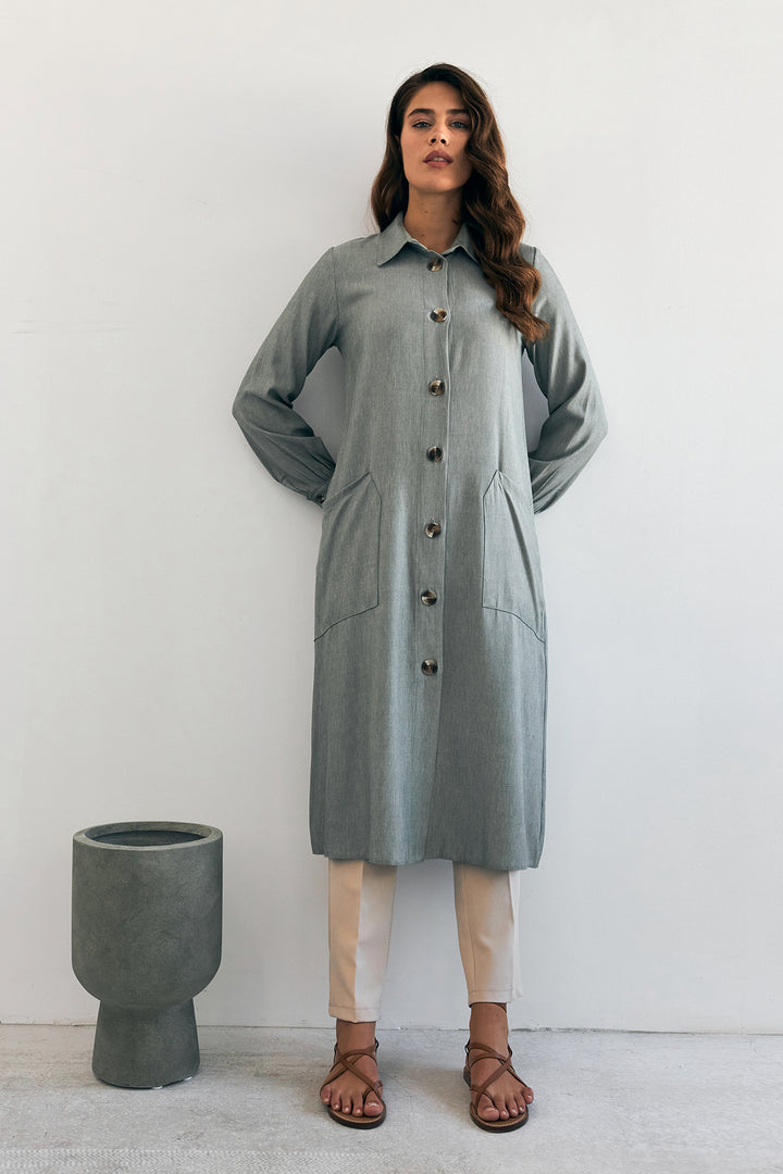 ZRF Women Pocket Detailed Tunic - Mint - Wallasey