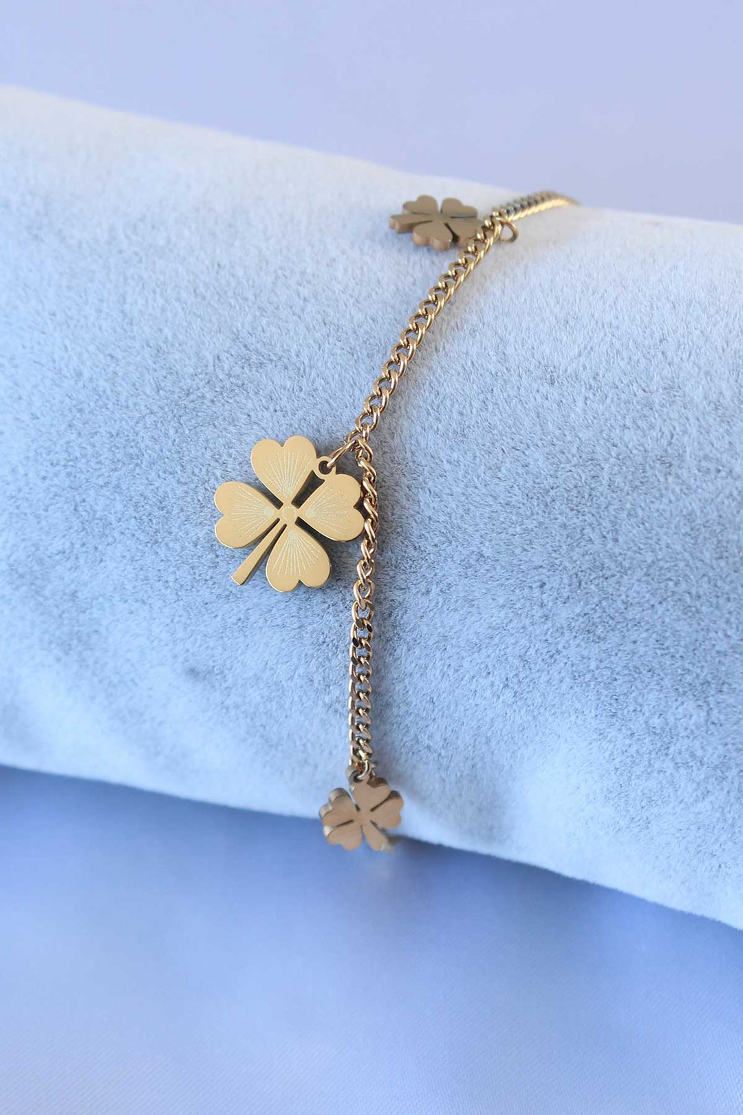 EBJ 316L Steel Gold Color Daisy Model Women's Bracelet - Braintree