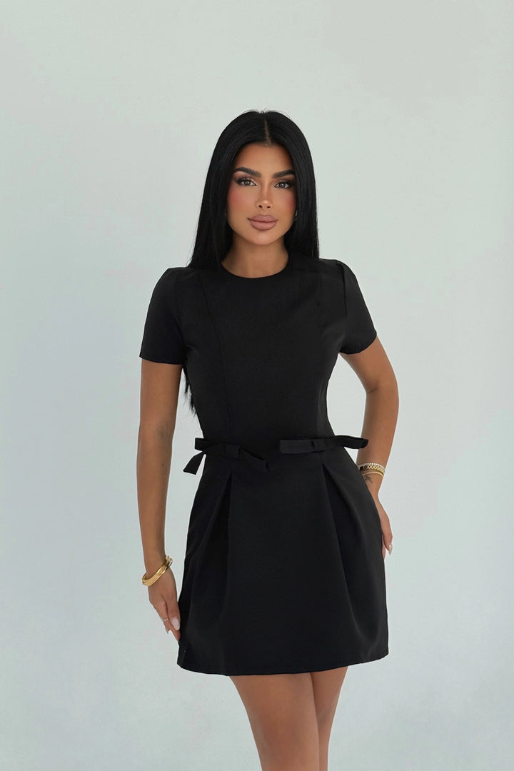 EYY Women Siyah Temel Mini Elbise - Chimalhuacán