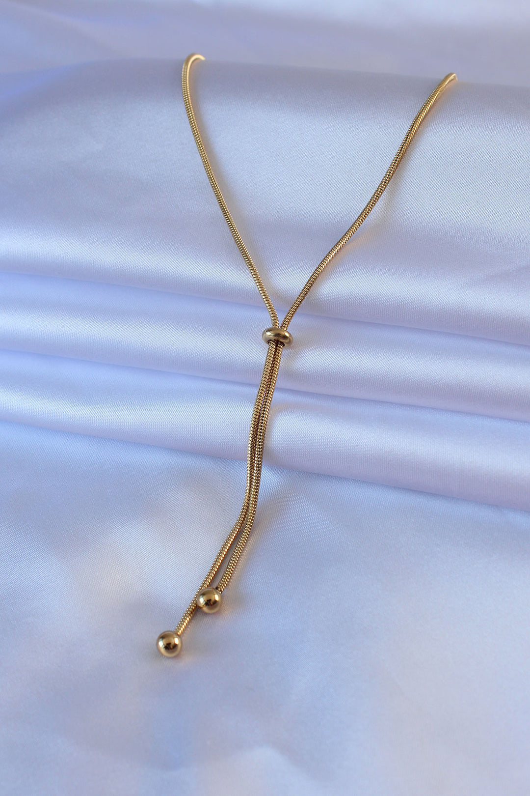 EBJ 316L Steel Gold Color Elevator Model Women's Necklace - Media
