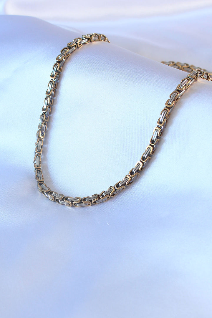 EBJ 316L Steel Mixed Color King Chain Model Men's Necklace - Guimarães
