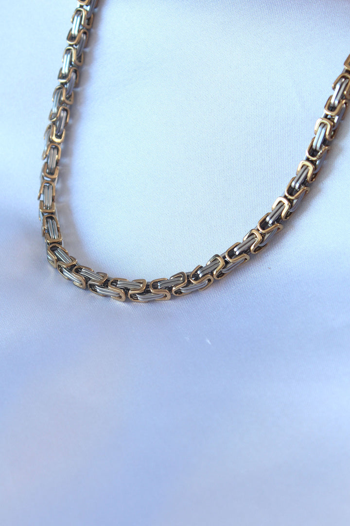EBJ 316L Steel Mixed Color King Chain Model Men's Necklace - Guimarães