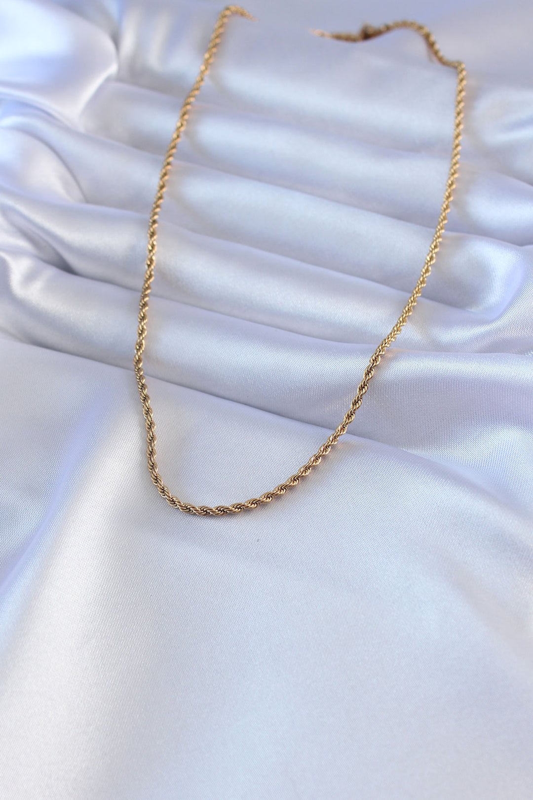 EBJ 316L Steel Gold Color Spiral Design 45 cm Women's Necklace - Missoula