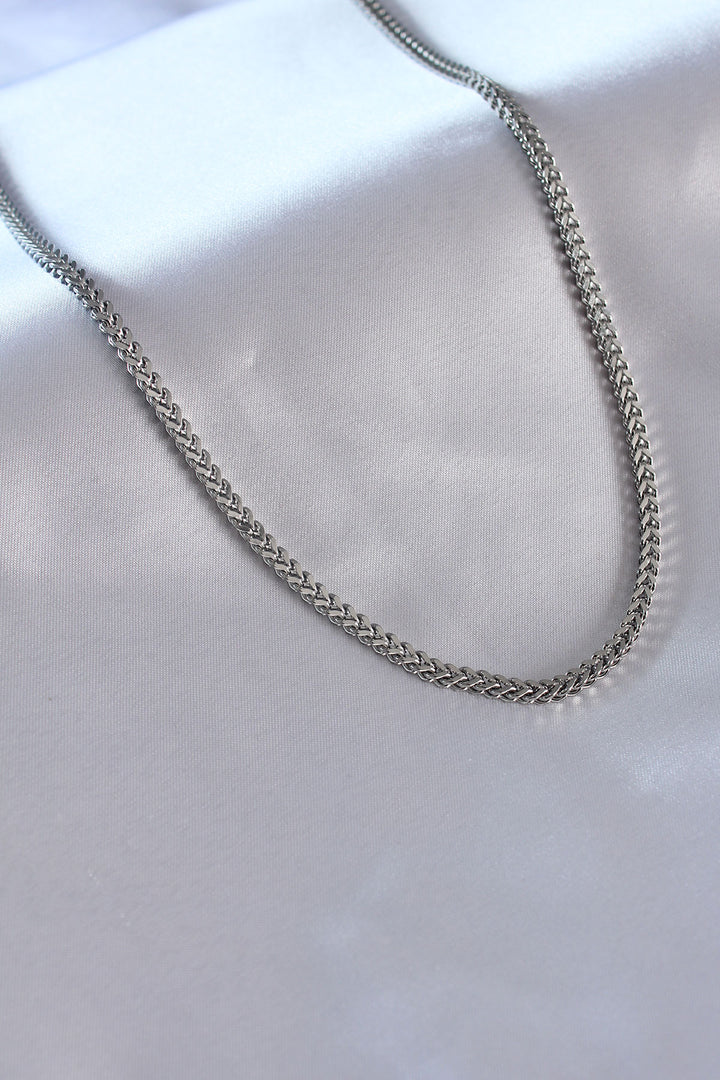 EBJ 316L Stainless Steel Silver Color Chain Model Men's Necklace - Sayula