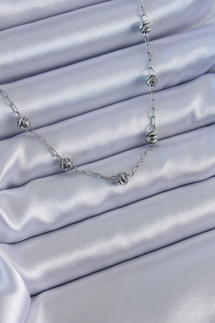 EBJ 316L Stainless Steel Silver Color Women's Necklace - Zacatepec