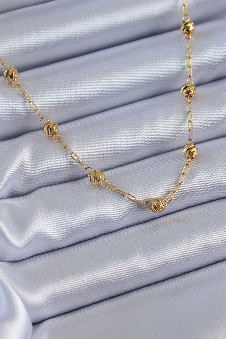 EBJ 316L Steel Gold Color Women's Necklace - Angers