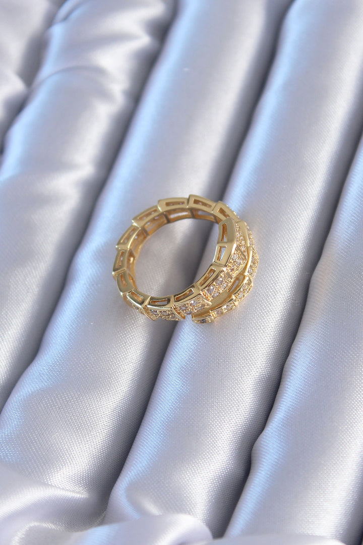 EBJ VIP Series Gold Color Snake Model Women's Ring - Philadelphia