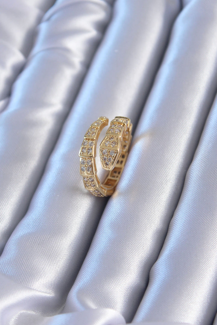 EBJ VIP Series Gold Color Snake Model Women's Ring - Philadelphia
