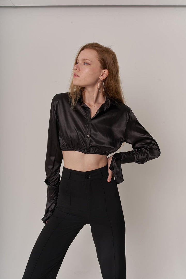HLLY Women Good Pants Black - Romny