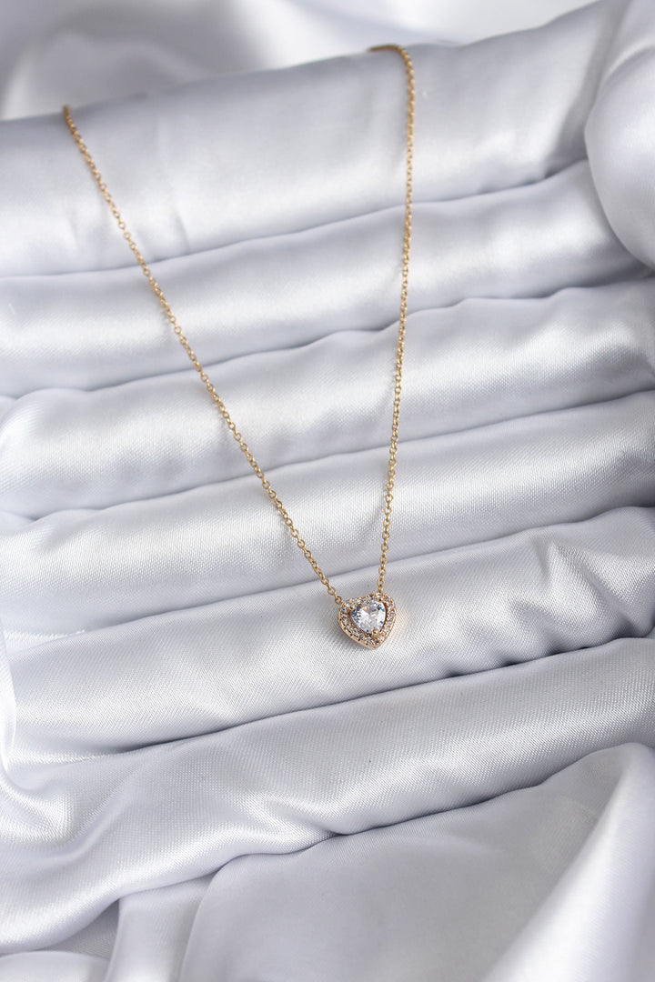 EBJ 316L Steel Chain Gold Color Charm Women's Necklace - Uster