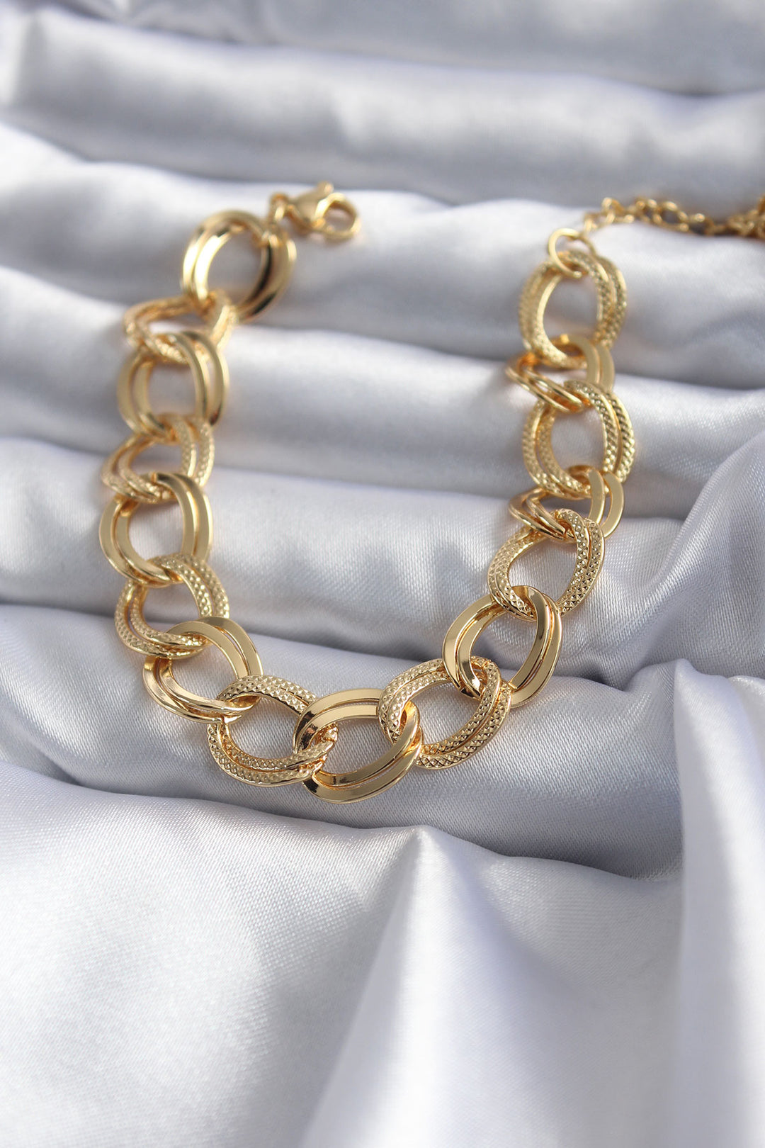 EBJ 316L Steel Gold Color Milky Way Model Women's Bracelet - Gresham