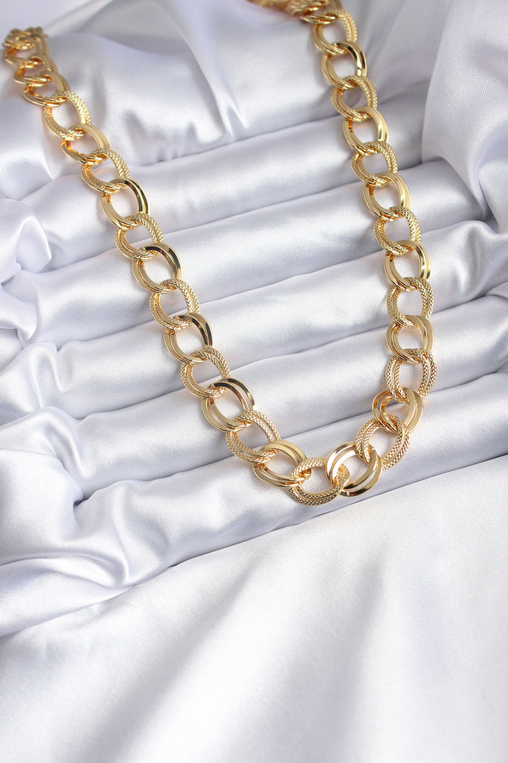 EBJ 316L Steel Gold Color Milky Way Model Women's Necklace - Lubbock
