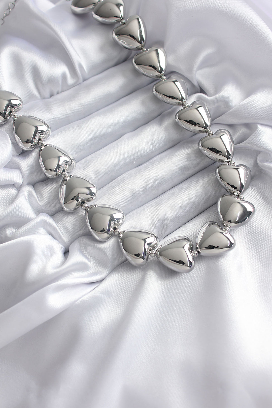 EBJ Rice Silver Color Heart Model VIP Women's Necklace - Cádiz