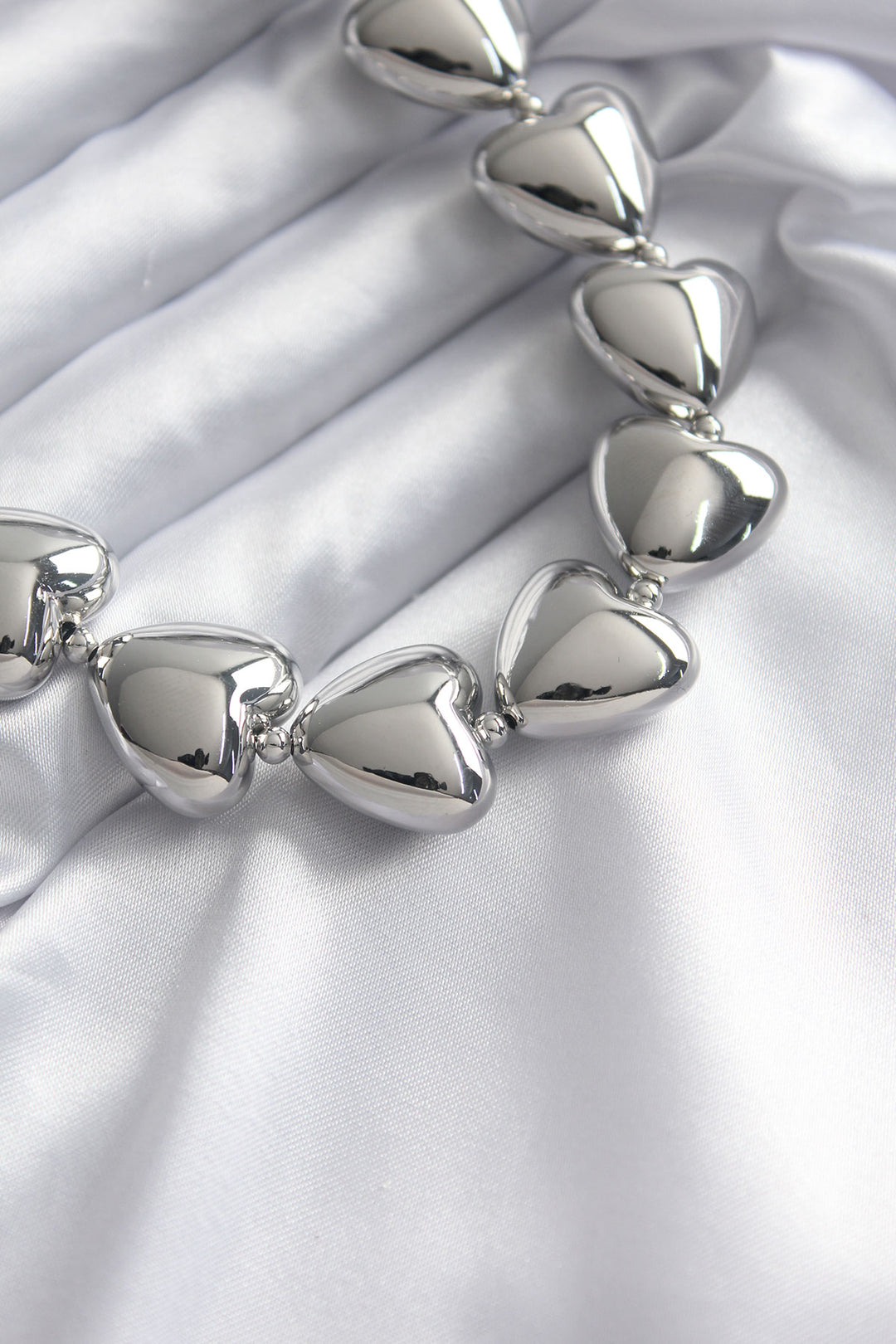EBJ Rice Silver Color Heart Model VIP Women's Necklace - Cádiz