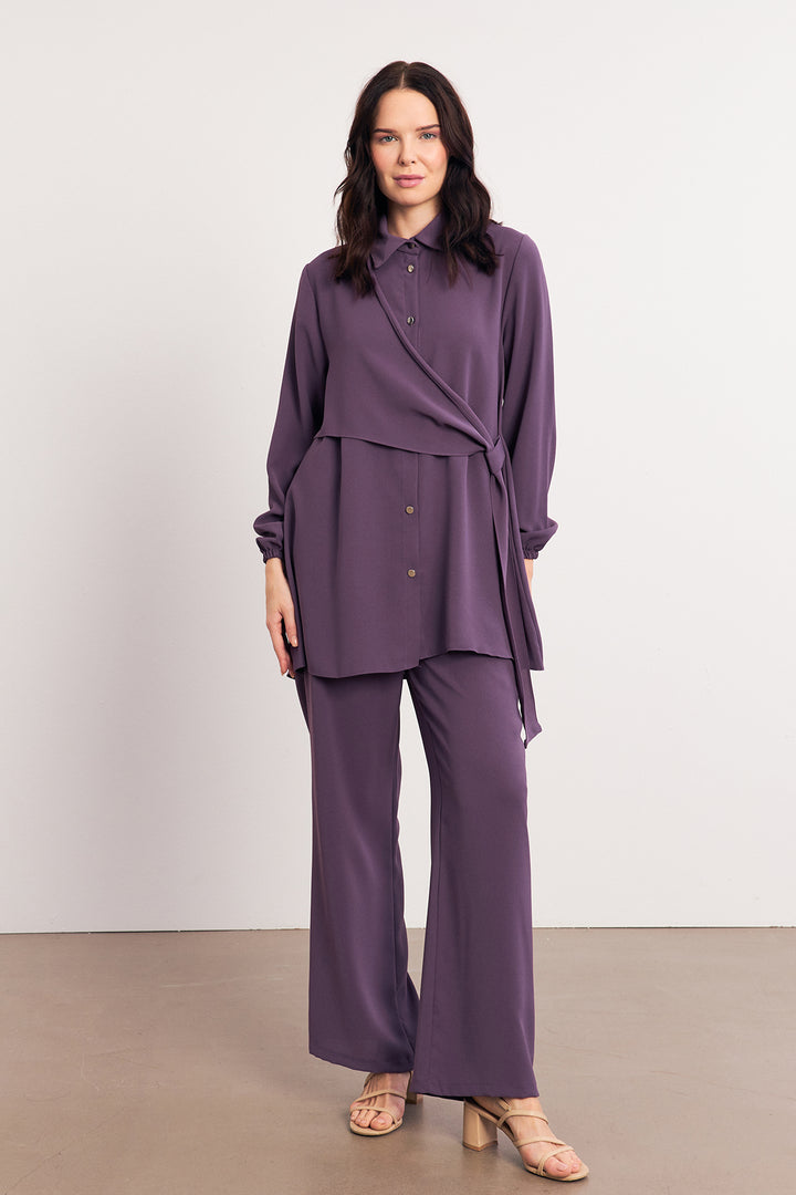 ZRF Women Perla Tunic Pants Set - Lilac - Guasavito