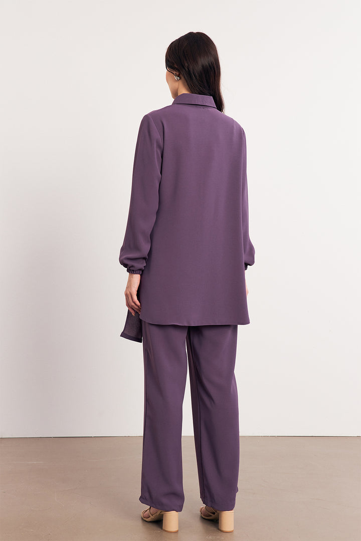 ZRF Women Perla Tunic Pants Set - Lilac - Guasavito