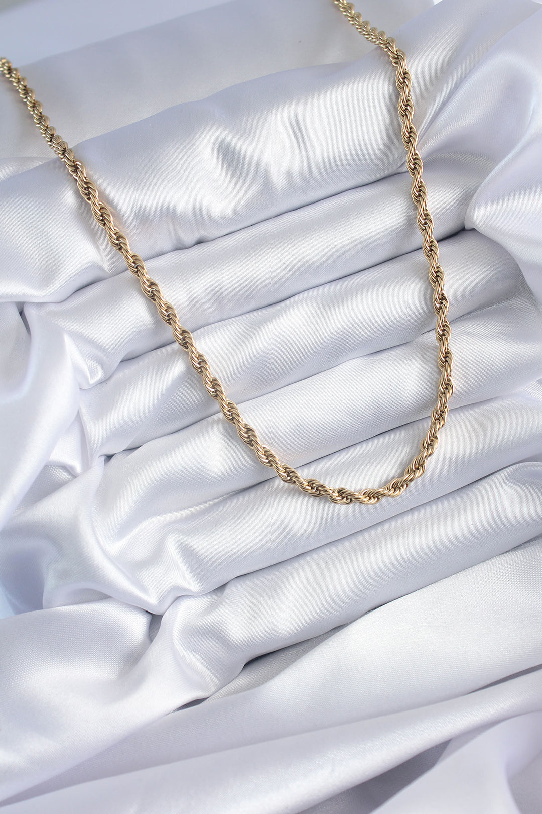 EBJ 316L Çelik Gold Renk 60 cm Burgu Model Kadın Kolye - Châtelet