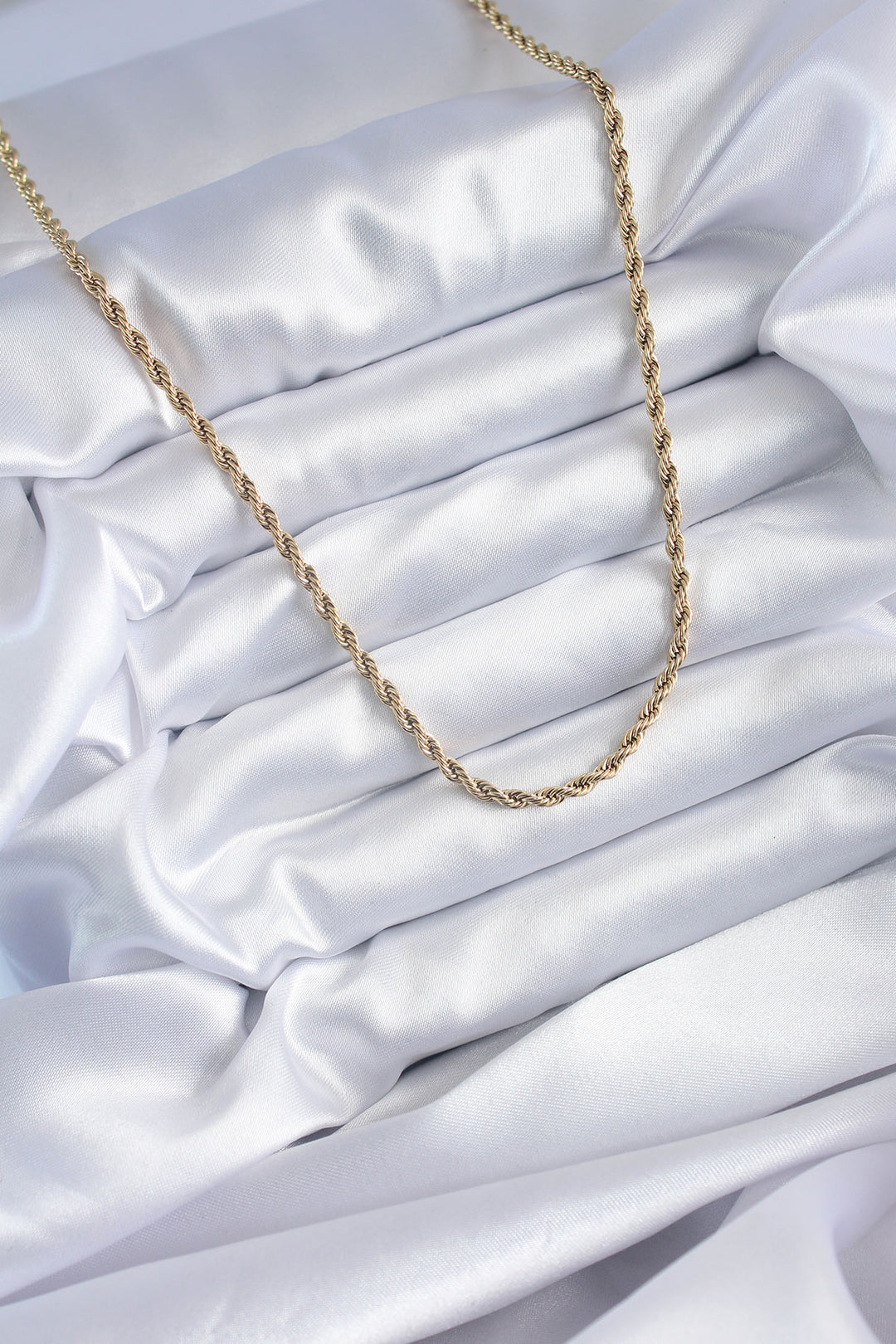 EBJ 316L Steel Gold Color 60 cm Spiral Model Women's Necklace - Sorel-Tracy