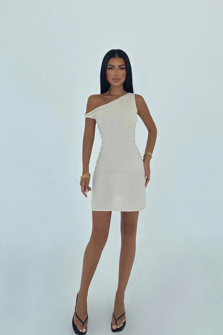 EYY Women Krem Askılı Mini Elbise - Gennevilliers
