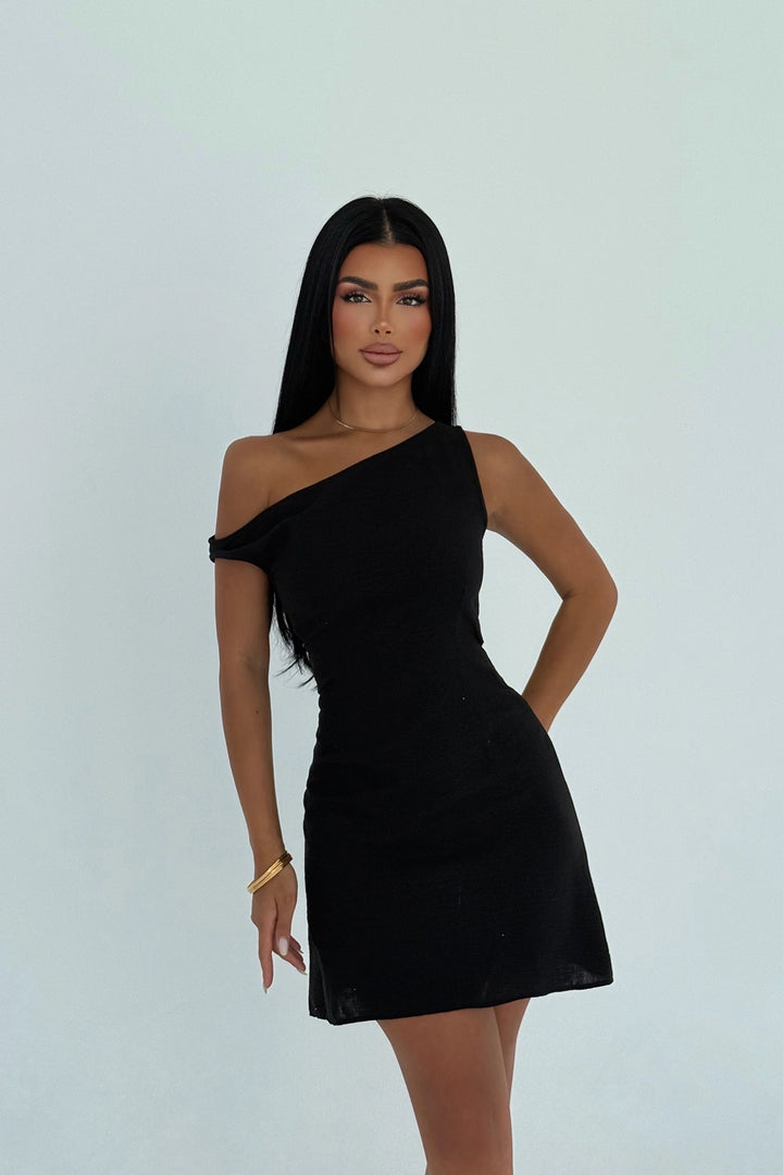 EYY Women Short black strapless dress - San Ramon