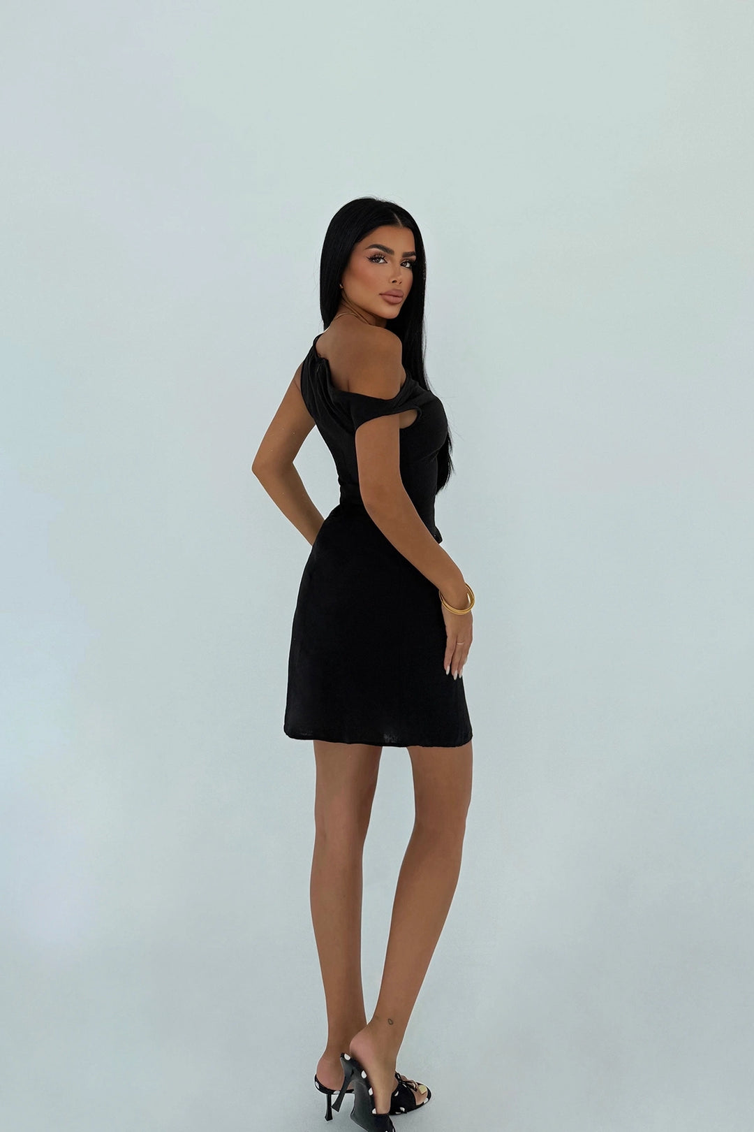 EYY Women Short black strapless dress - San Ramon