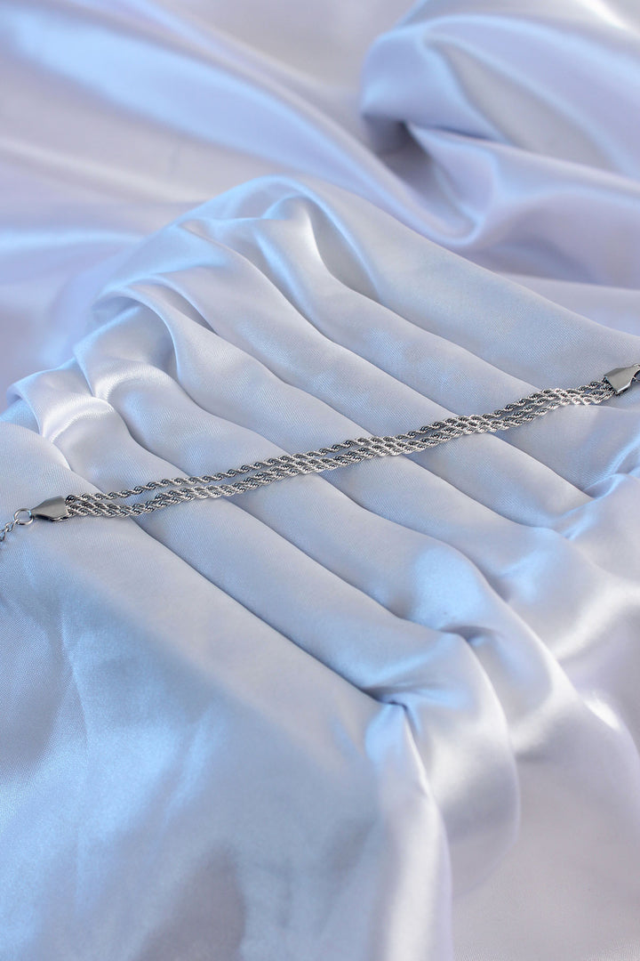 EBJ 316L Stainless Steel Silver Color Coil Model Women's Bracelet - Edinburg