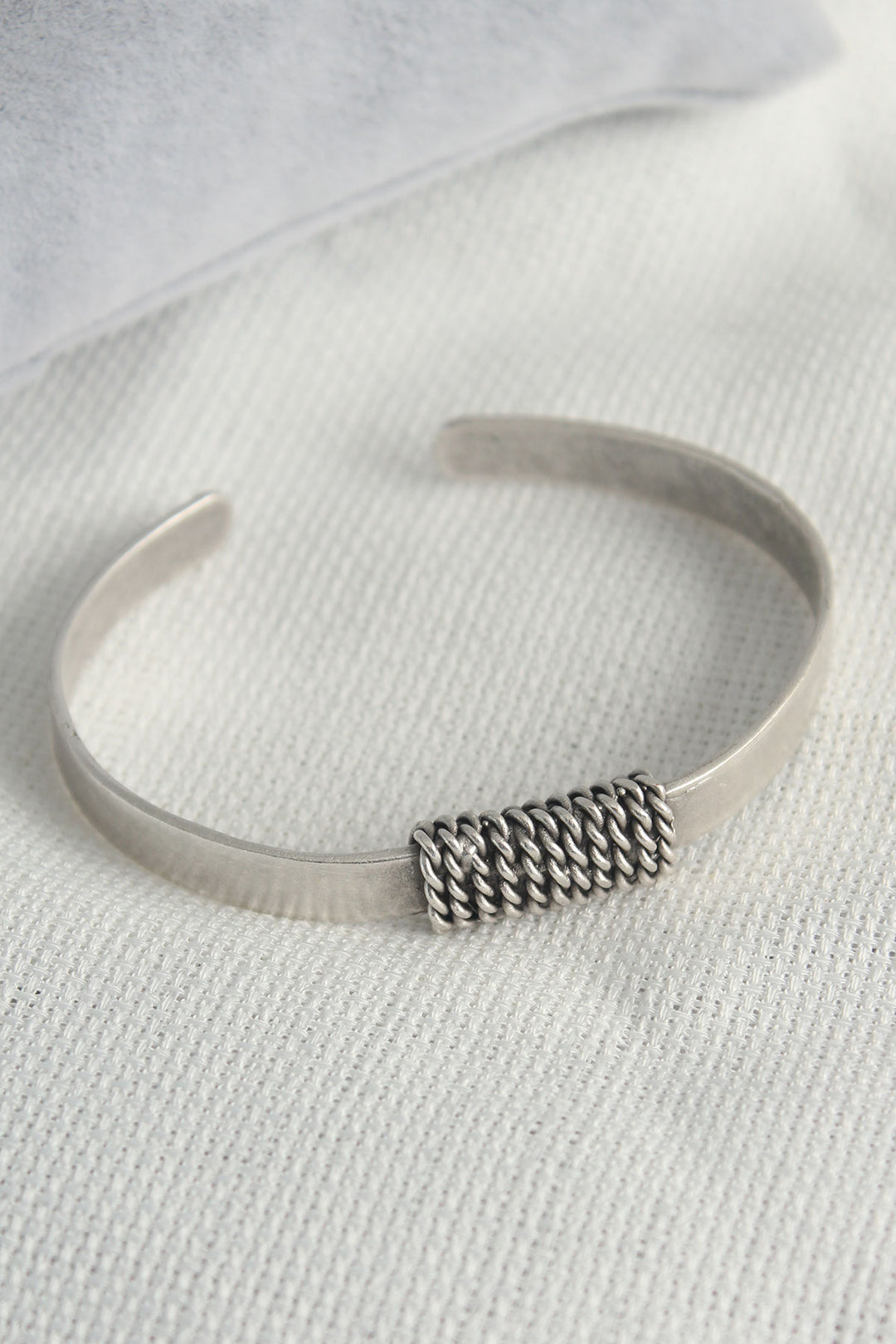 EBJ Authentic Silver Color Chain Embossed Plate Model Men's Bracelet - Colomiers
