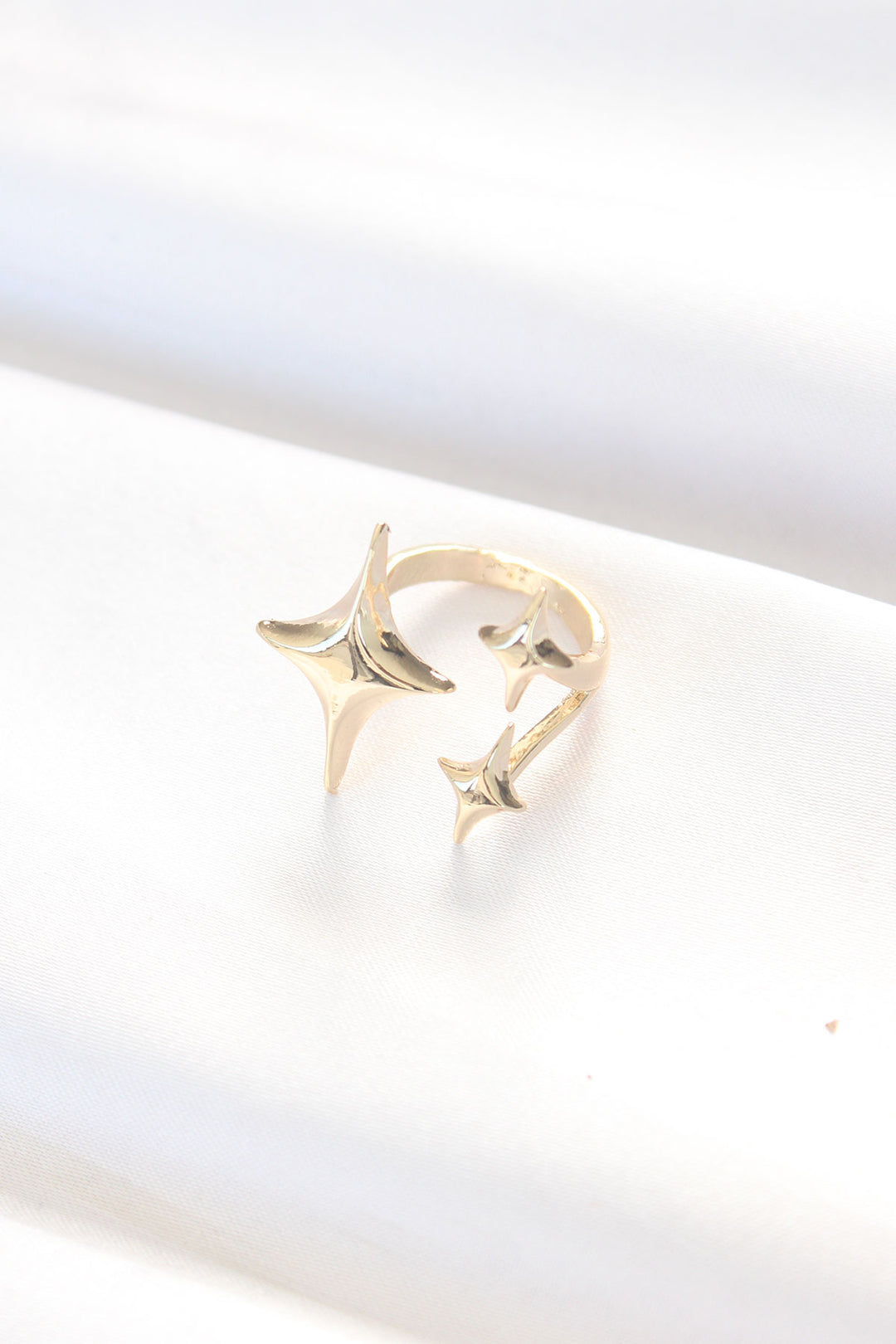 EBJ Gold Color 3-Piece North Star Adjustable Ring - Hamilton