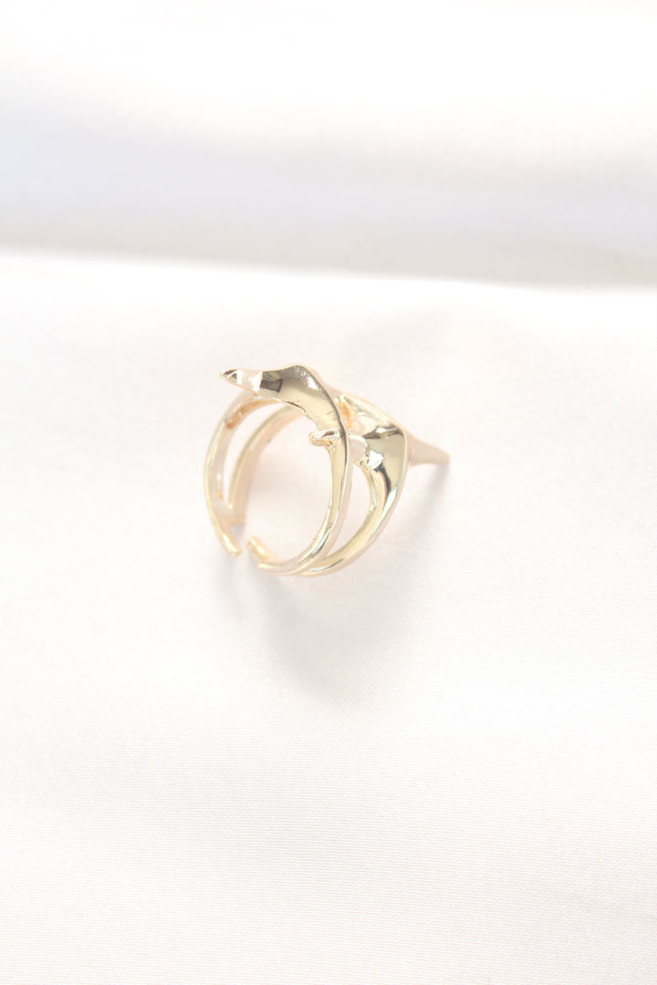 EBJ Star Model Gold Color Adjustable Ring - Heemskerk